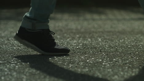 people walking on a street