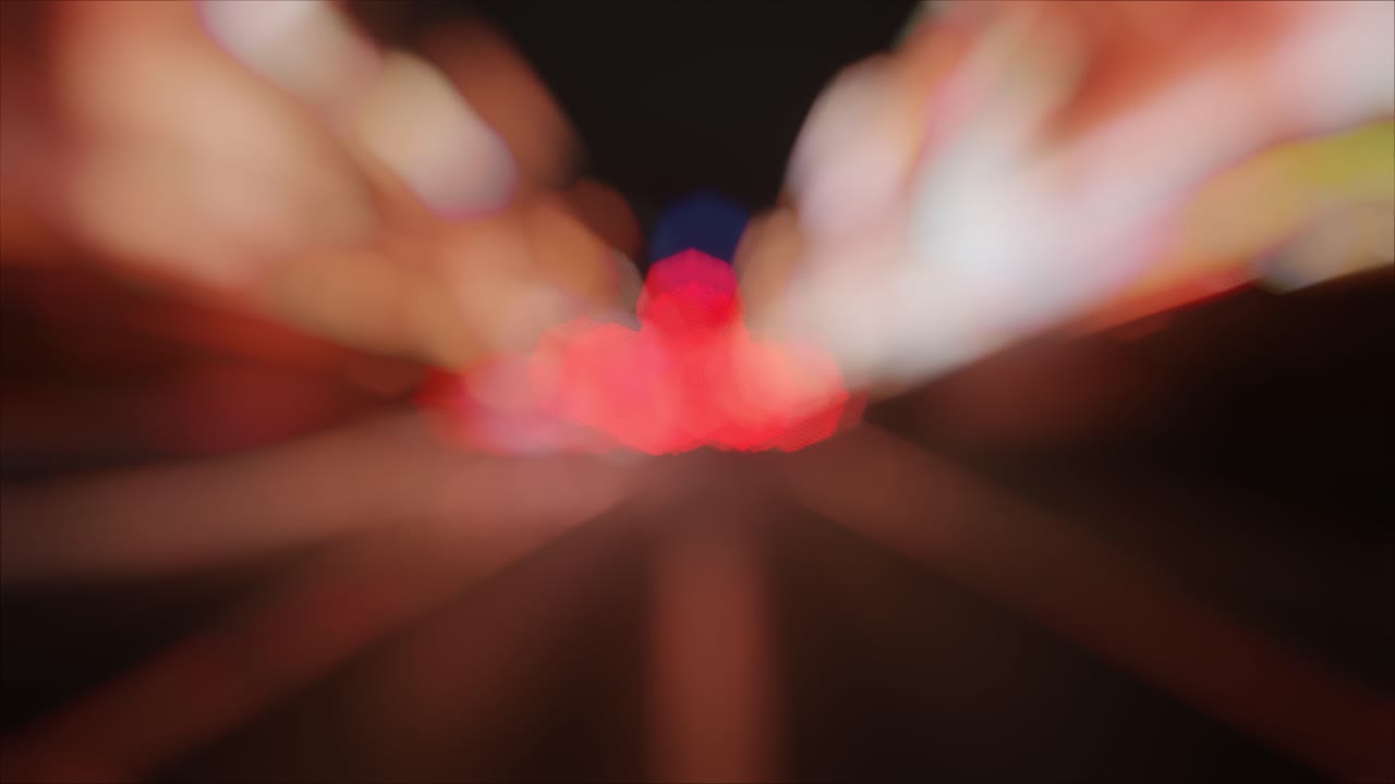 luces nocturnas de la ciudad