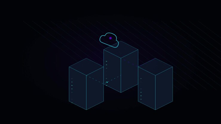 Abstract Animation of Cloud Computing and Server Infrastructure