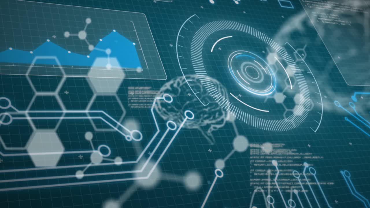 그리드 위의 스캔 범위의 애니메이션