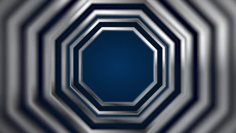 metallic octagon shapes abstract technology video animation