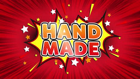 hand-made comic book style graphic design