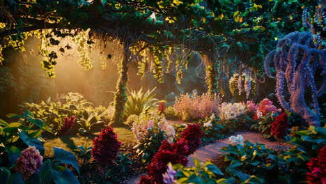 enchanted garden pathway