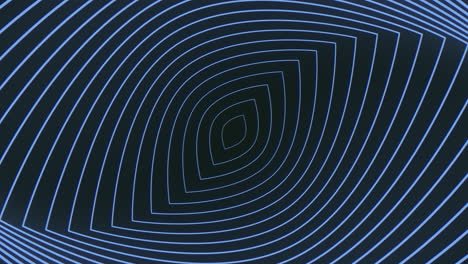 abstract blue spiral futuristic lines in circular motion