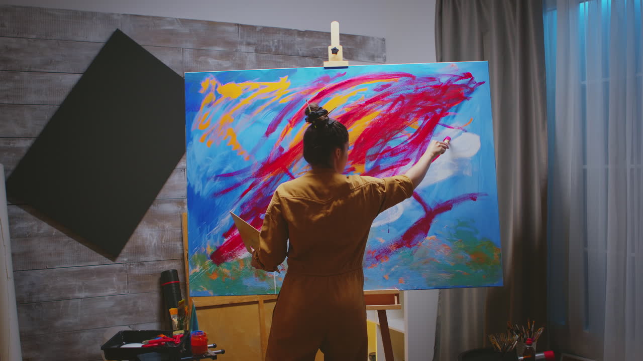 캔버스 위의 그림