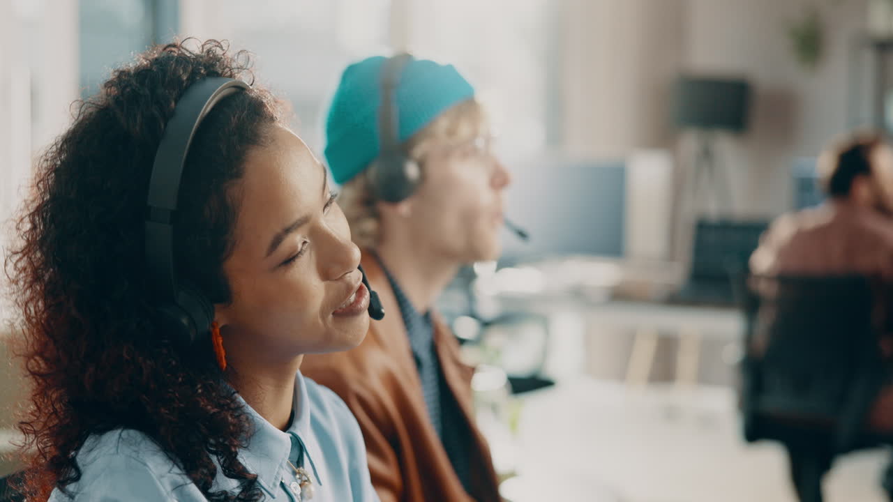 Customer Service Representatives at Work