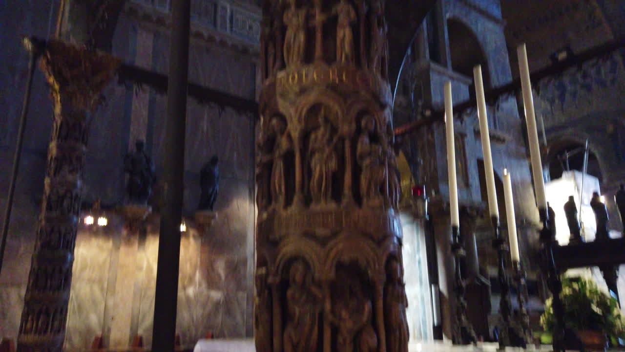 베니스, 산 마르코 대성당 내부, 4 k, 59-1