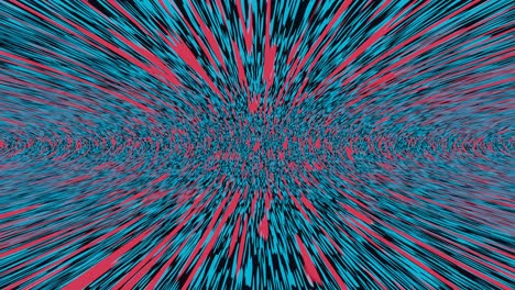 viajar a través de este agujero de gusano de ciencia ficción a velocidad warp video de stock