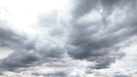 clouds swirling in a dynamic timelapse over london’s sky, shifting in intensity
