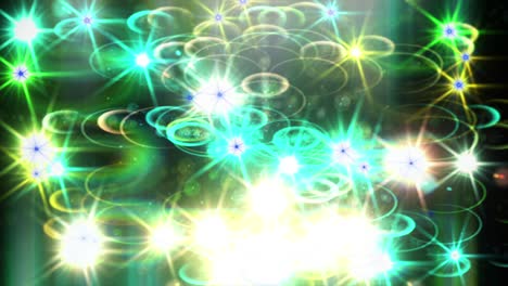 el parpadeo de la luz ilumina el destello