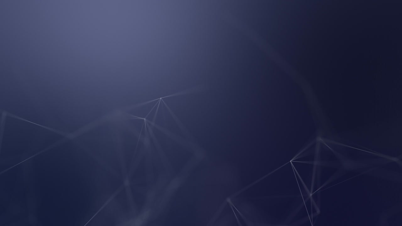 animación en bucle de puntos y líneas que se mueven irregularmente