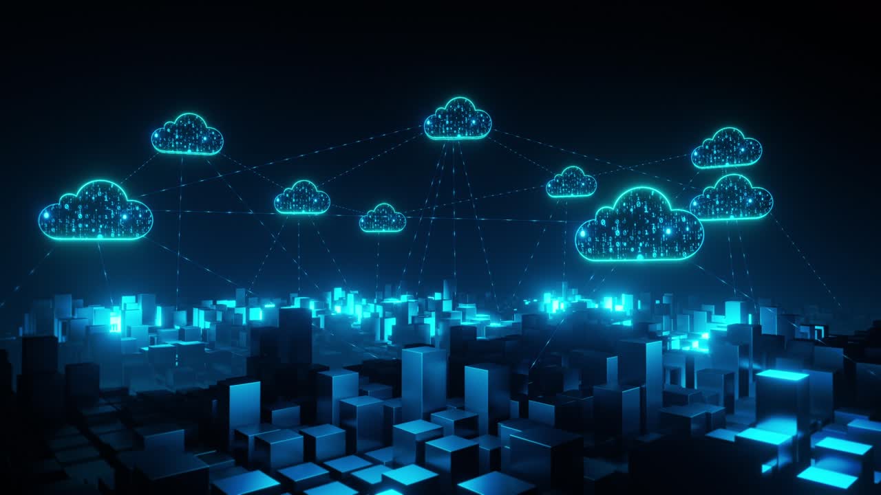 Massive data transmission through Cloud Computing.