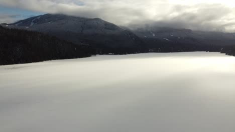 pure white snow on whistler, vancouver, british columbia, canada