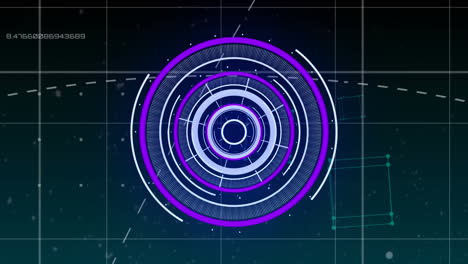 animation of scope scanning over data processing