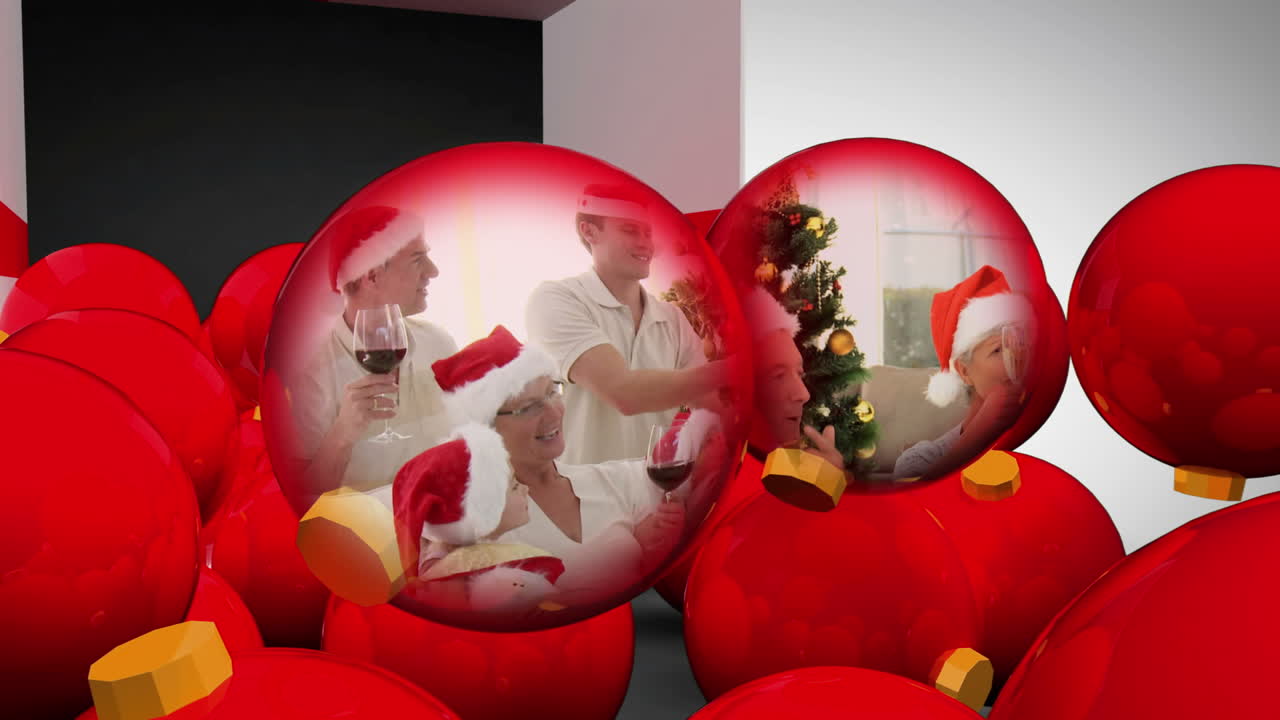 bolas cayendo en el suelo animación