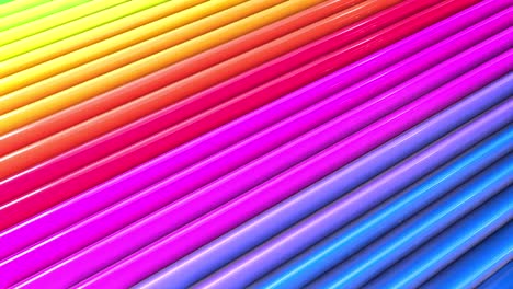 rainbow multicolored stripes move cyclically. 63