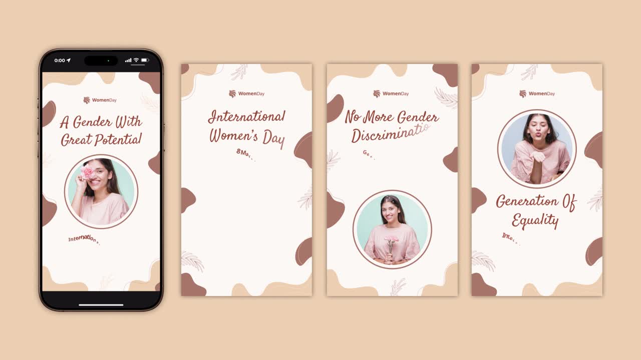 Women's Day Social Media Story Templates