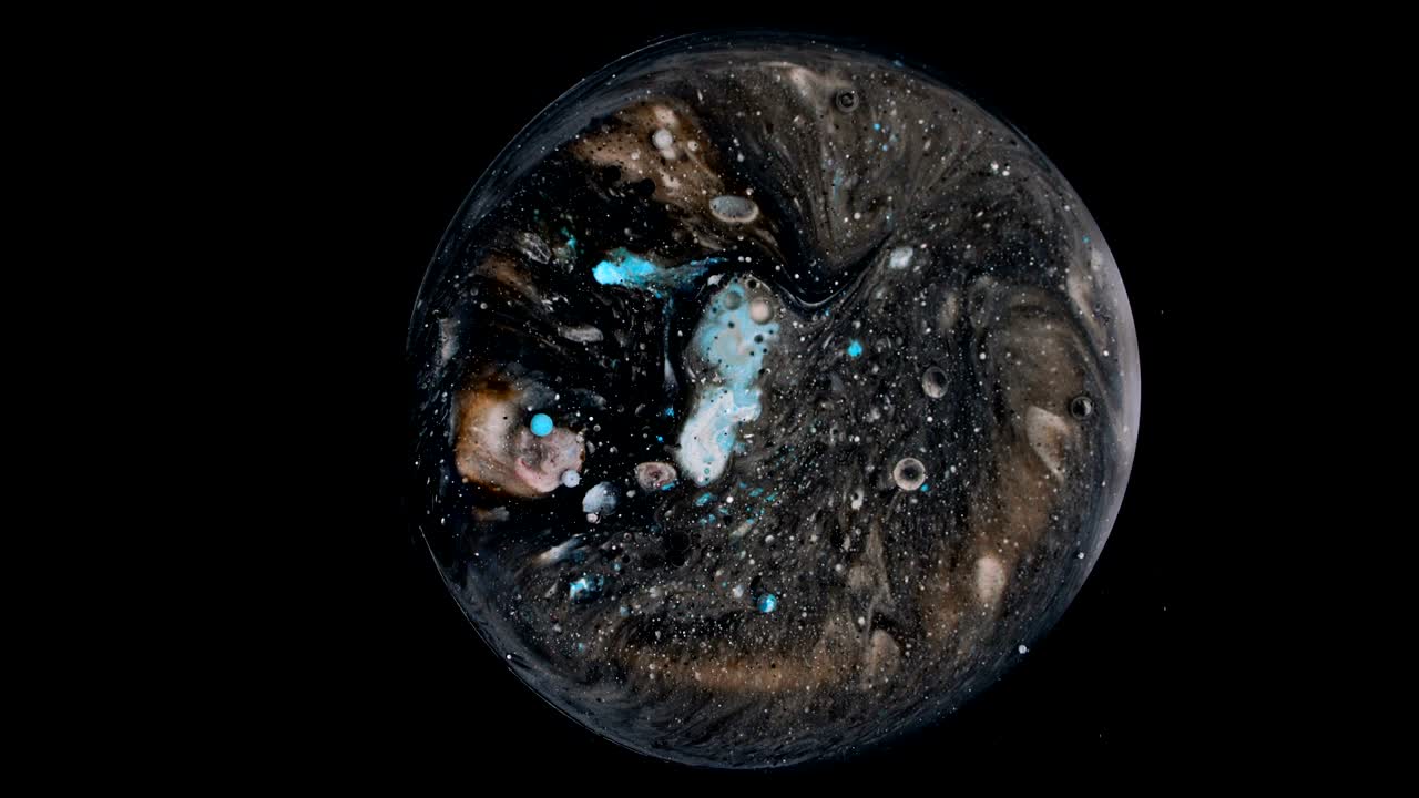 colores en movimiento, efecto líquido, burbujas de jabón