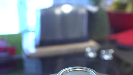 medical marijuana brewed in a pot - homemade cannabis salve - close up shot