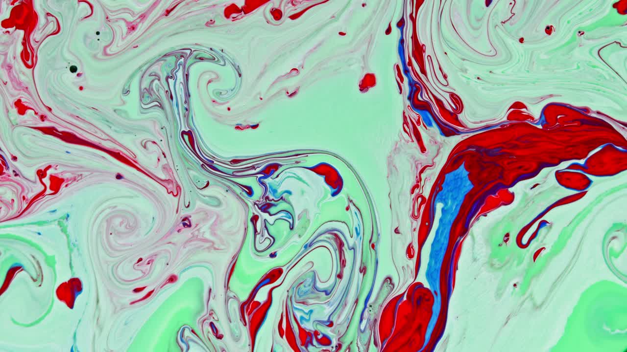 Abstract Fluid Art Marbling Patterns