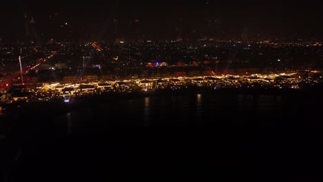 dubai city lights at night