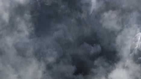 a-thunderstorm-that-occurred-in-a-sky-filled-with-cumulonimbus-clouds