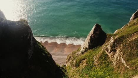 coastal cliffs and ocean view