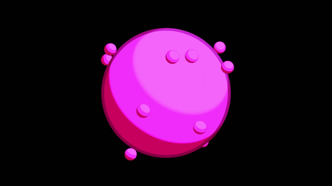 Abstract Pink Sphere