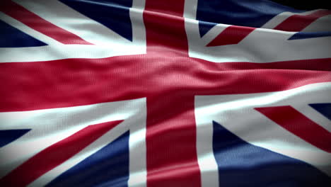 Video-De-La-Bandera-De-Reino-Unido-3d-Bandera-Del-Reino-Unido,-3d-Video-Ondeando-La-Bandera-De-Gran-Bretaña