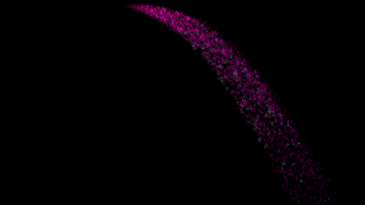 불꽃 컬러 입자 애니메이션 모션 그래픽