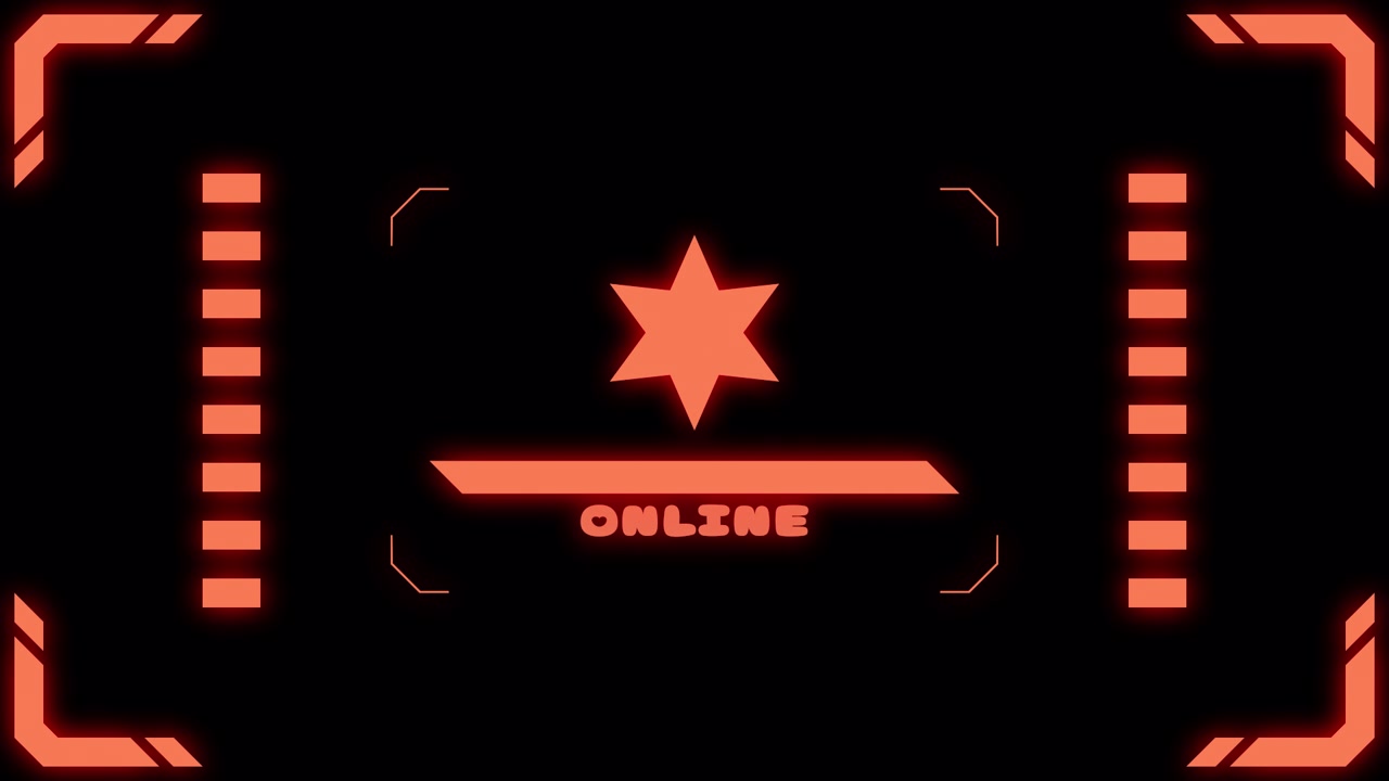 Transizioni neon stella2 di connessione virtuale. 1080p - 30 fps - Canale Alpha (2)