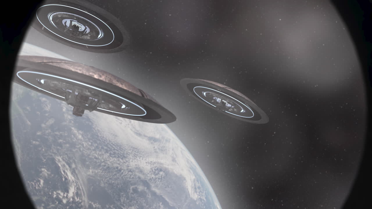 UFOs over Earth