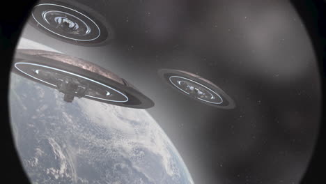 ufos over earth