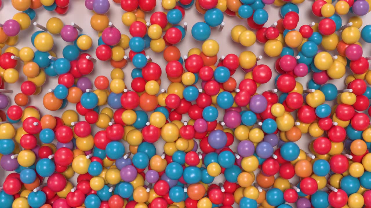 los globos brillantes que llenan la pantalla. los globos llenan la screen desde la parte inferior.