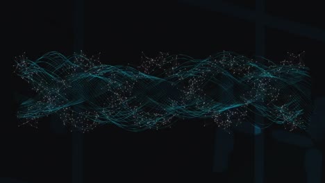 animation of new years lines exploding over globe