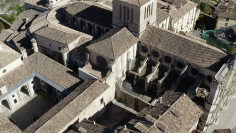 cuenca, españa antiguas ruinas y edificios - establecimiento de vista aérea