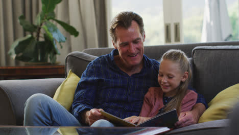 grandfather and granddaughter spending time together