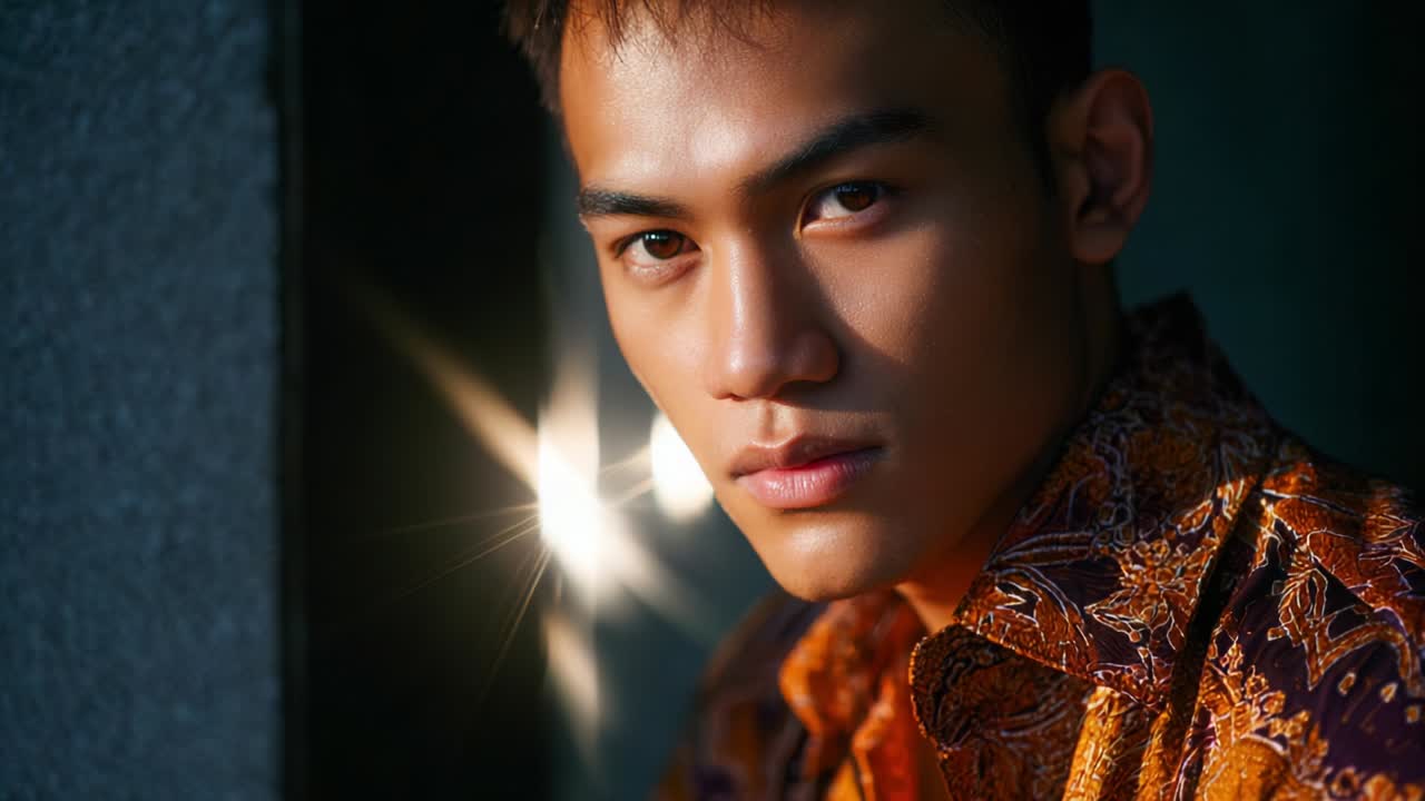 Portrait of a Stylish Asian Man