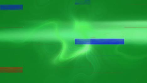 animación de la interferencia sobre las formas en movimiento