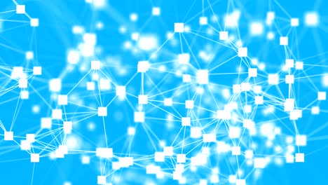 4k abstract blockchain concept.