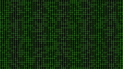 código binario dígitos verdes y fondo negro, concepto de metaverso, edad digital. algoritmo binario, big data, descifrado y codificación, fondo de matriz de fila.