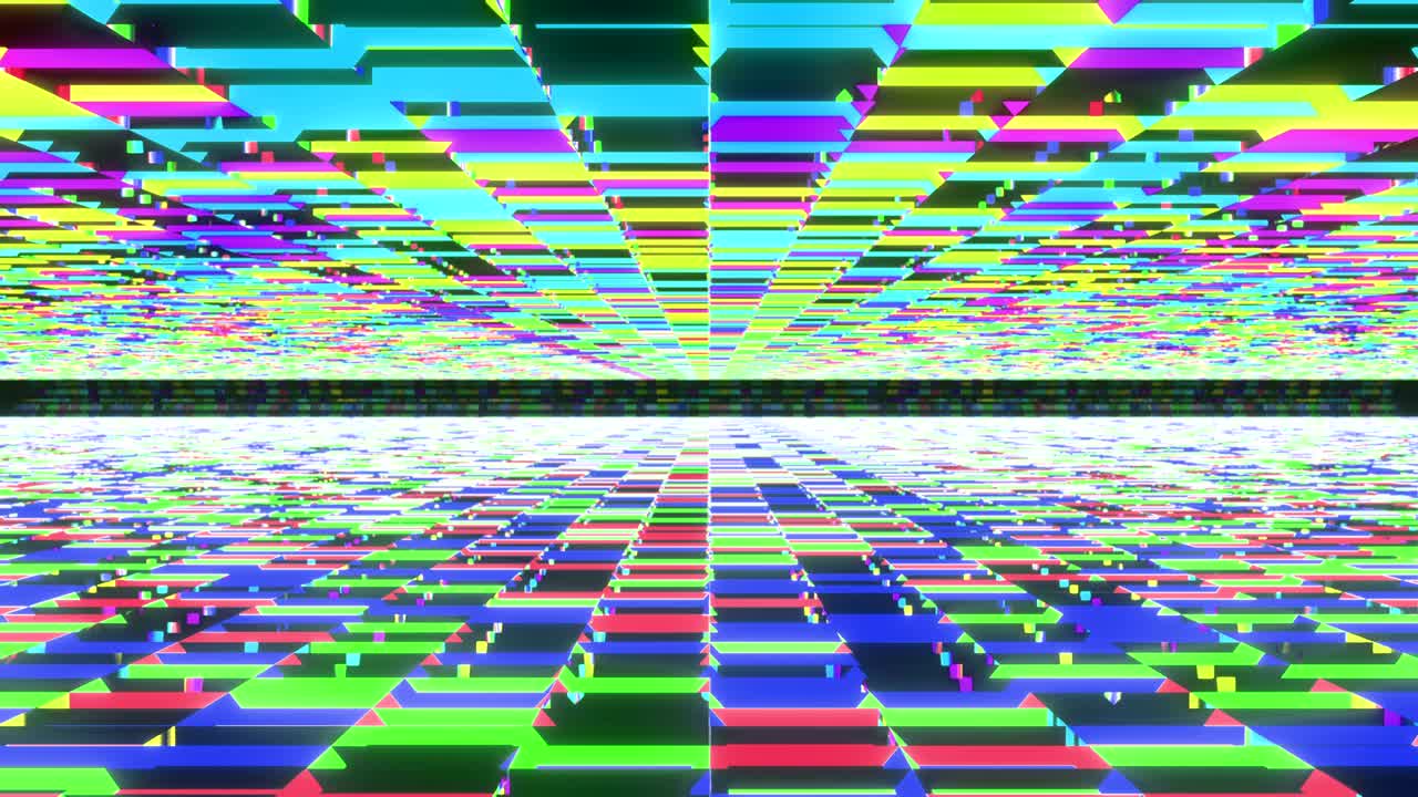 미치광이 레트로 디스코 터널