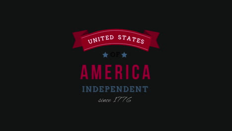 estados unidos de américa, independientes desde 1776 texto