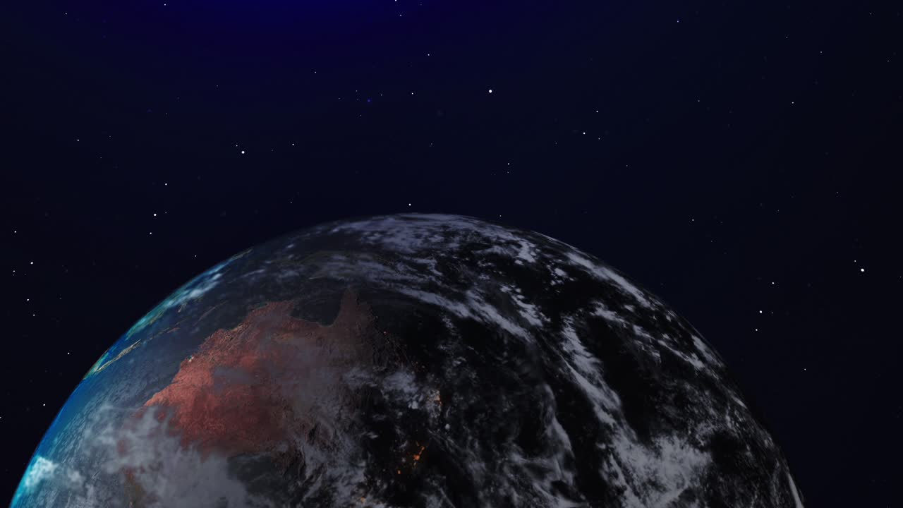 вид с космоса на планету земля