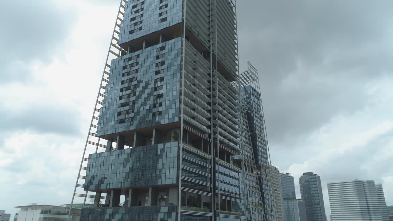 도시 내의 현대적인 마천루