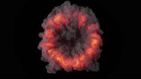 efecto de explosión circular