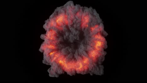 circular explosion effect