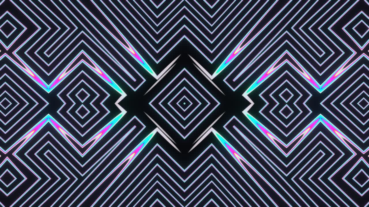 líneas pulsantes abstractas en un fondo en bucle