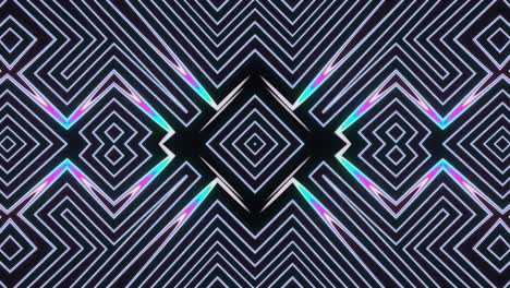 líneas pulsantes abstractas en un fondo en bucle