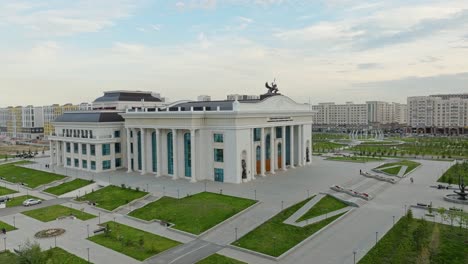 kazakh state academic musical drama theater in astana, kazakhstan